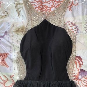 Blonde Nites size 3 backless hoco dress